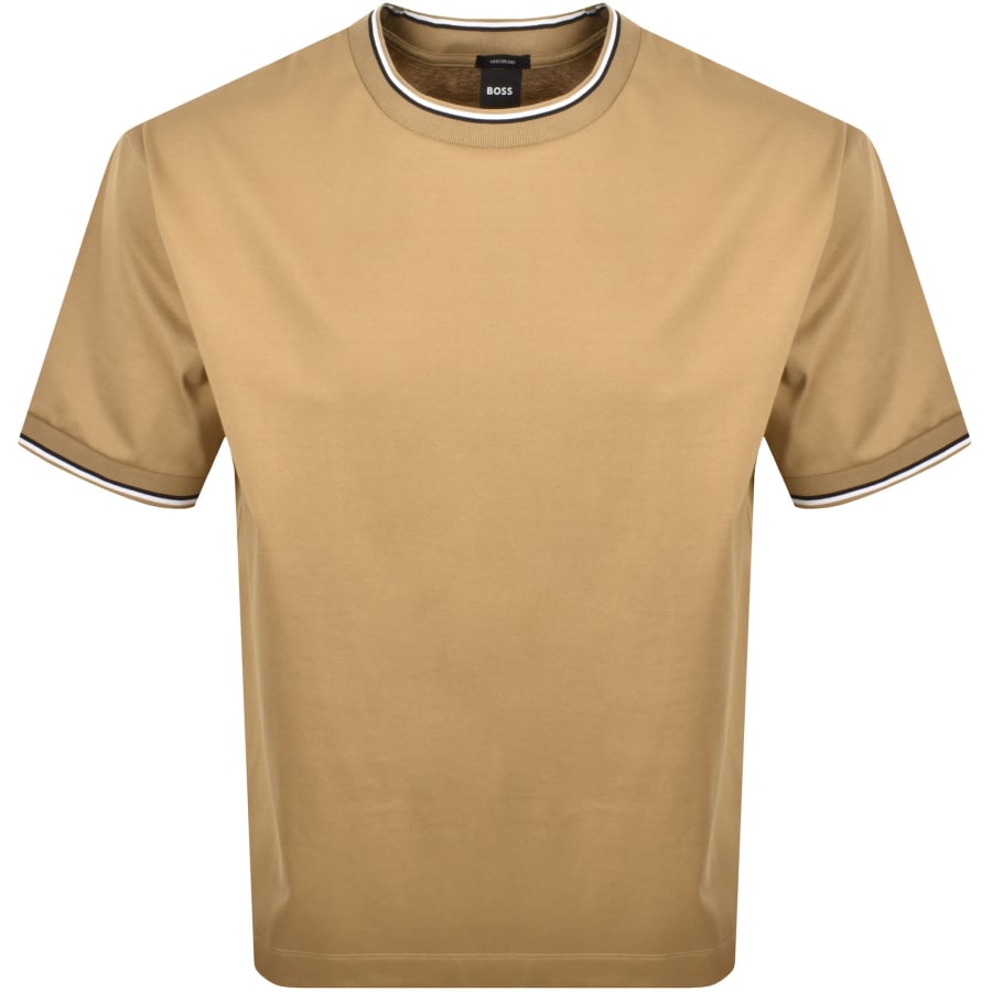 Image number 1 for BOSS H Tames 65 T Shirt T Shirt Beige