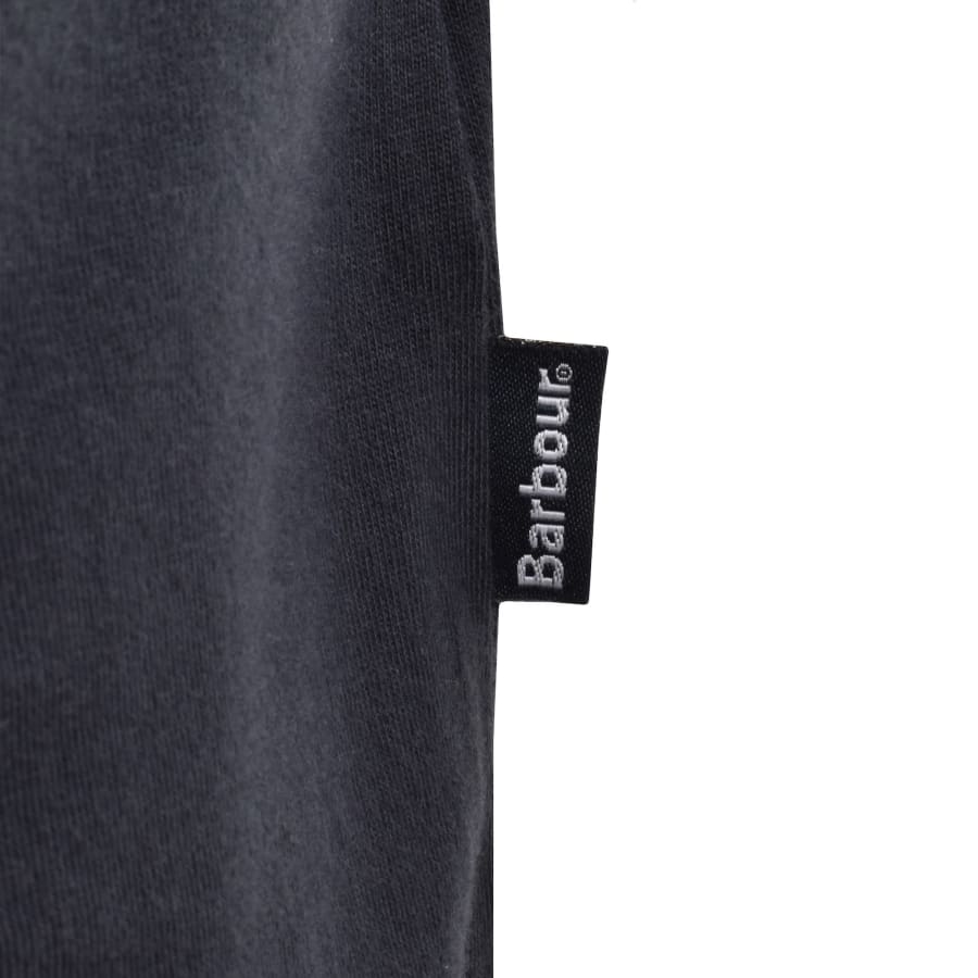 Image number 4 for Barbour Arnside Tartan Pocket T Shirt Navy