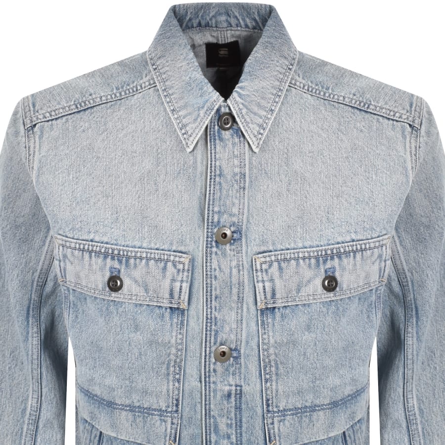 Image number 2 for G-Star Mosa Denim Overshirt Blue