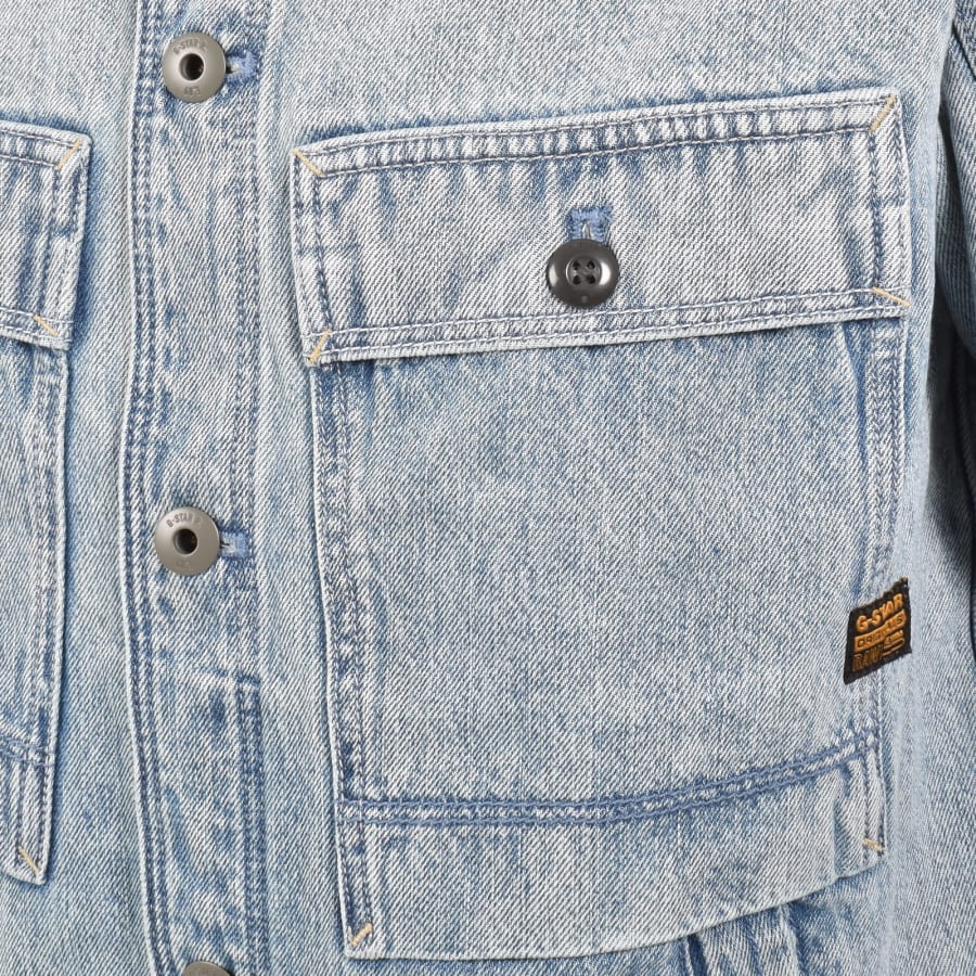 Image number 3 for G-Star Mosa Denim Overshirt Blue
