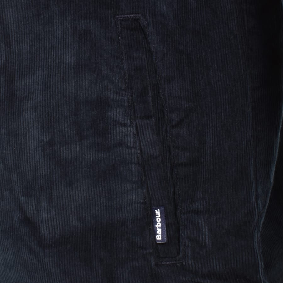 Image number 3 for Barbour Corduroy Overshirt Navy