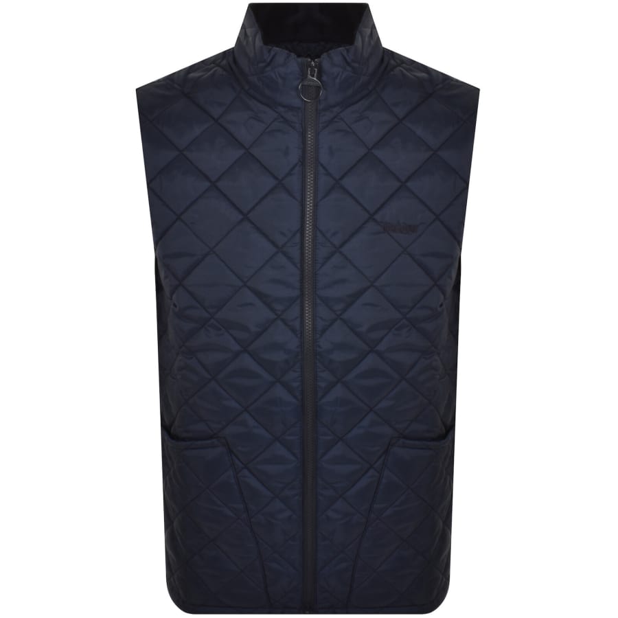 Image number 1 for Barbour Monty Quilted Gilet Navy