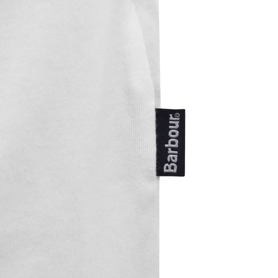 Image number 4 for Barbour Arnside Tartan Pocket T Shirt White