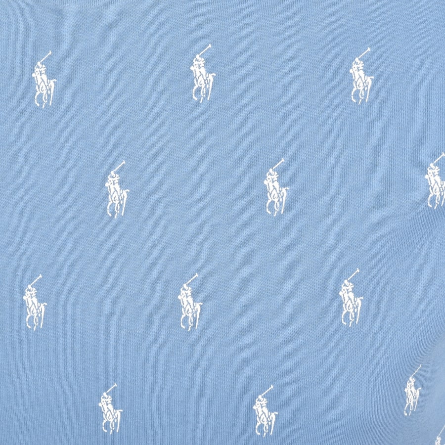 Image number 3 for Ralph Lauren Lounge Crew Neck T Shirt Blue