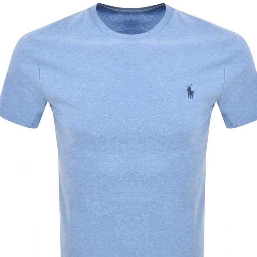 Image number 2 for Ralph Lauren Crew Neck Slim Fit T Shirt Blue
