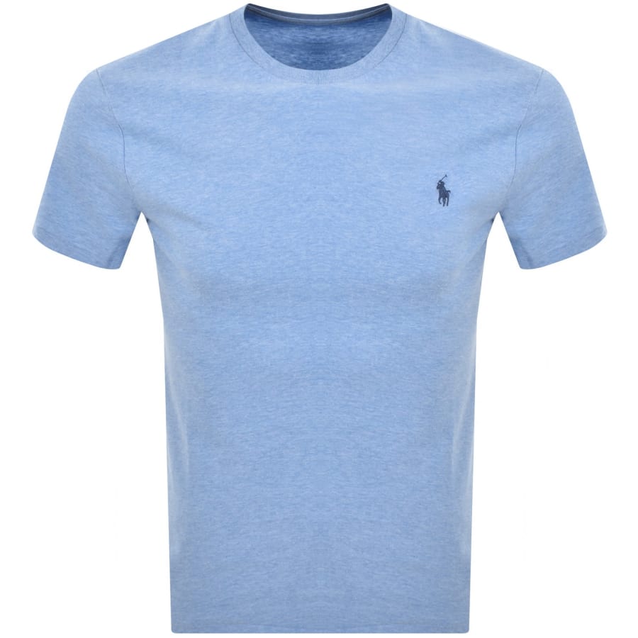 Image number 1 for Ralph Lauren Crew Neck Slim Fit T Shirt Blue