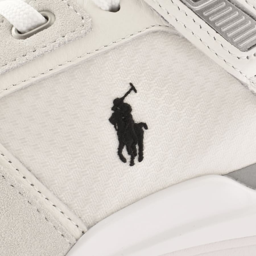 Image number 4 for Ralph Lauren Train 89 Trainers Off White