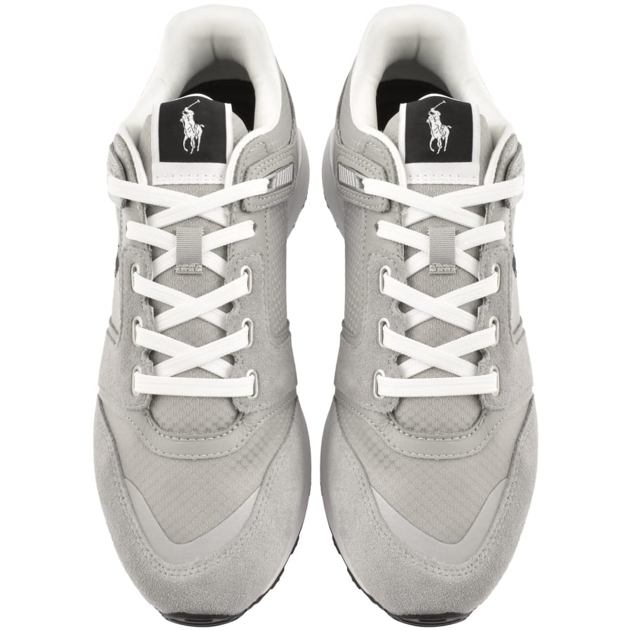 Image number 3 for Ralph Lauren Train 89 Trainers Grey
