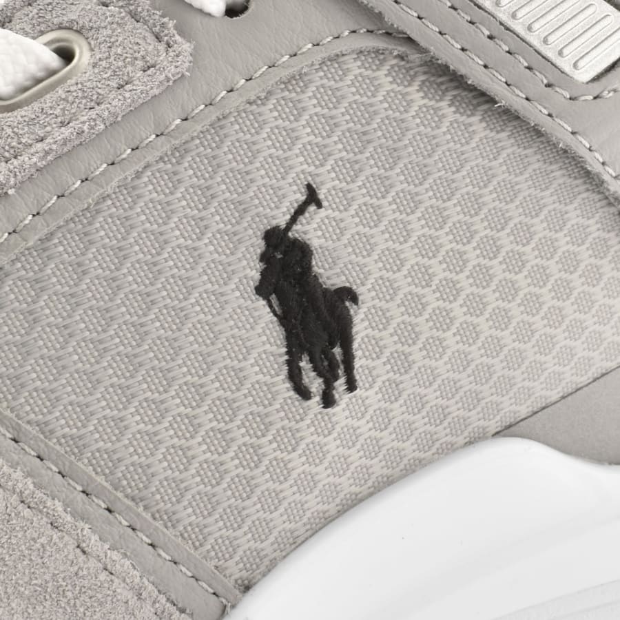 Image number 4 for Ralph Lauren Train 89 Trainers Grey