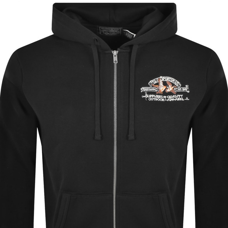 Image number 3 for Ralph Lauren Full Zip Hoodie Black