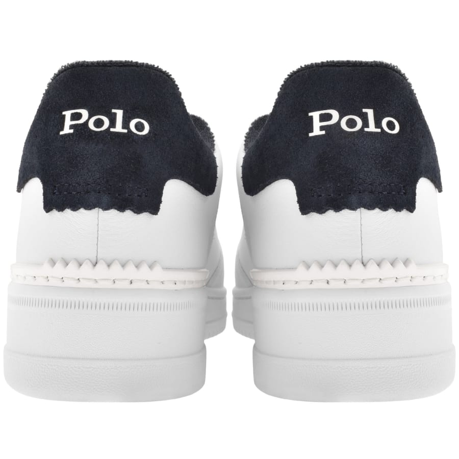 Image number 2 for Ralph Lauren Masters Trainers White