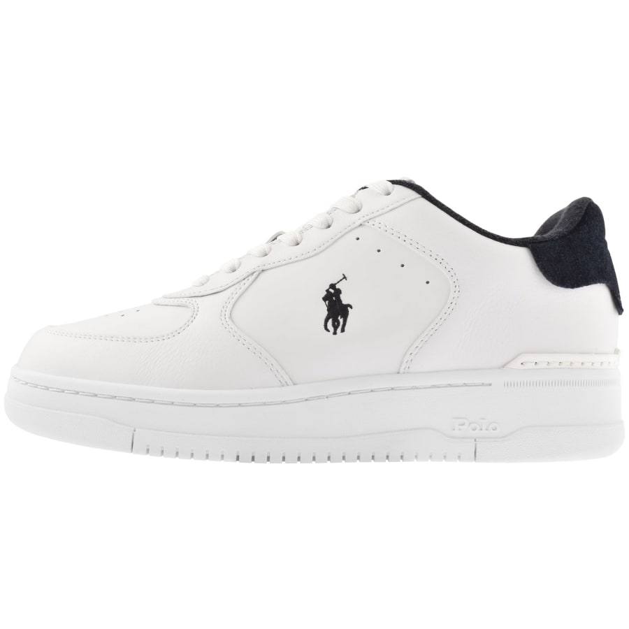 Image number 1 for Ralph Lauren Masters Trainers White