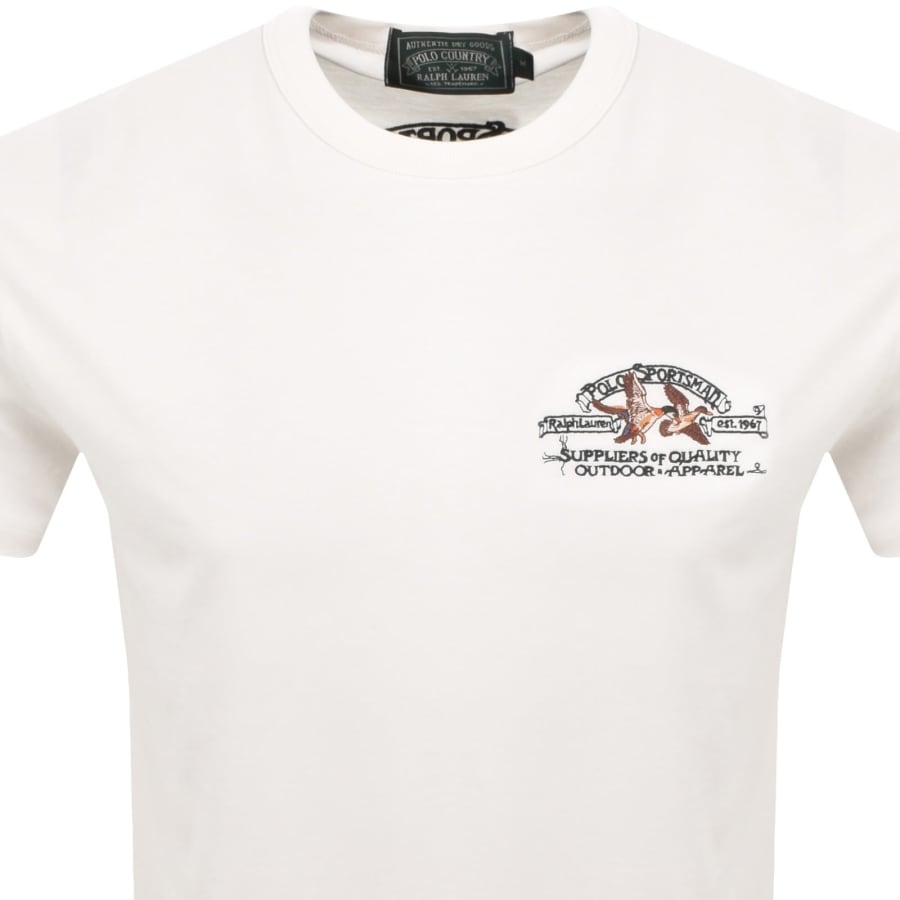 Image number 3 for Ralph Lauren Logo T Shirt White