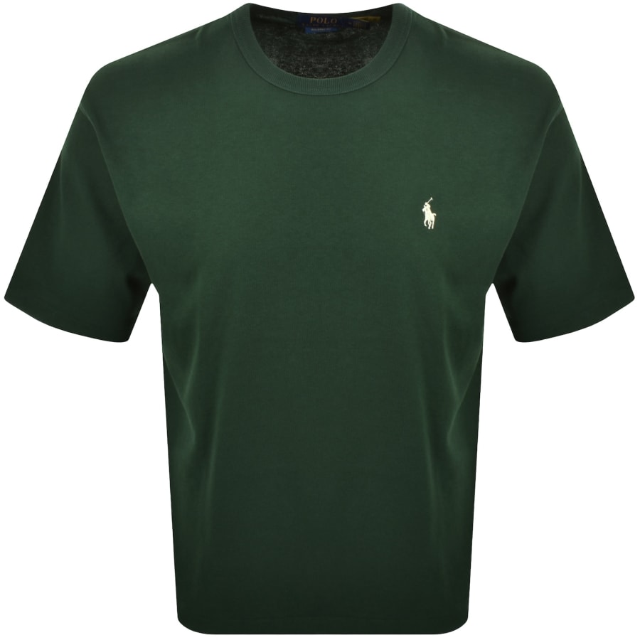 Image number 2 for Ralph Lauren Logo Crew Neck T Shirt Green