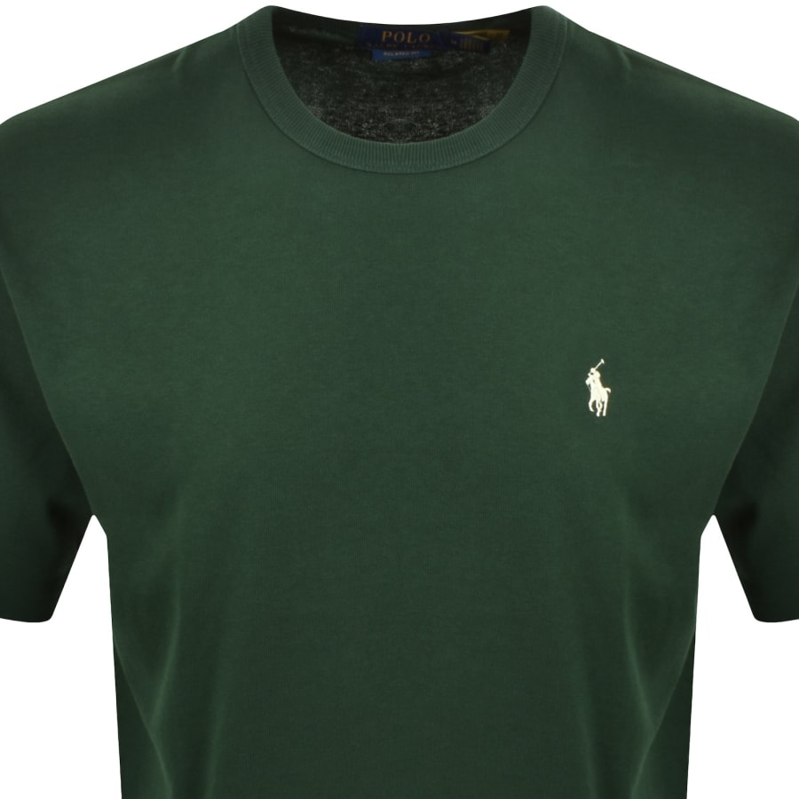Image number 3 for Ralph Lauren Logo Crew Neck T Shirt Green