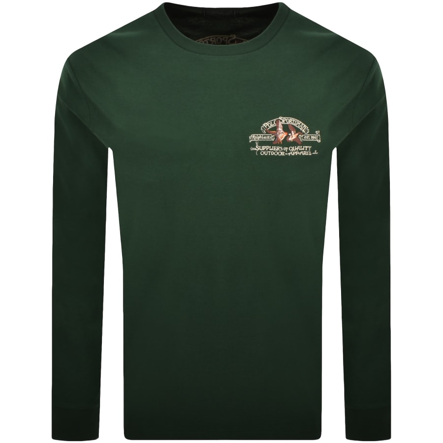 Image number 2 for Ralph Lauren Long Sleeved T Shirt Green