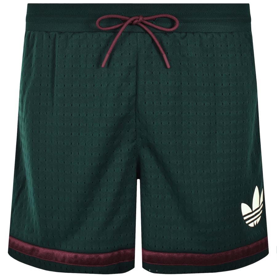 Image number 2 for adidas Originals Basketball Shorts Ivy Green