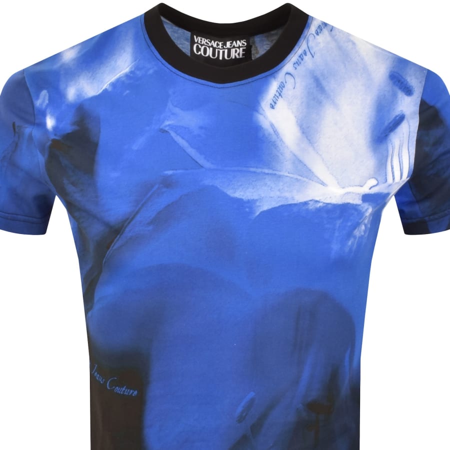 Image number 2 for Versace Jeans Couture Slim Fit T Shirt Blue
