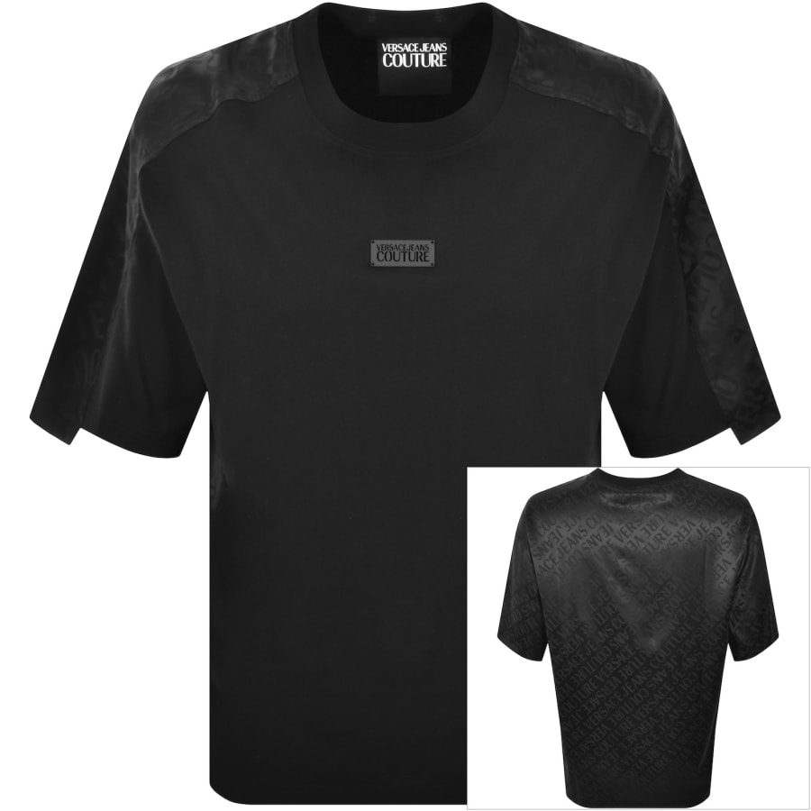 Image number 1 for Versace Jeans Couture Logo T Shirt Black