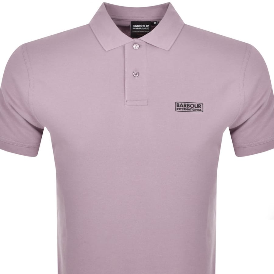 Image number 2 for Barbour International Essential Polo Purple