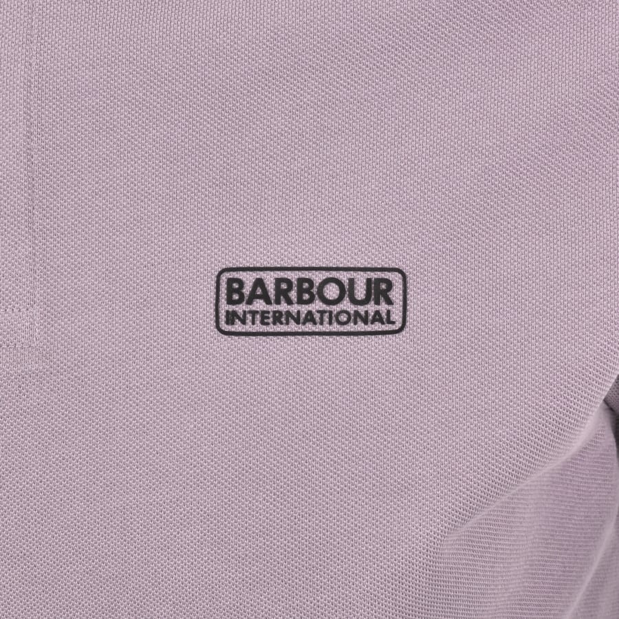 Image number 3 for Barbour International Essential Polo Purple