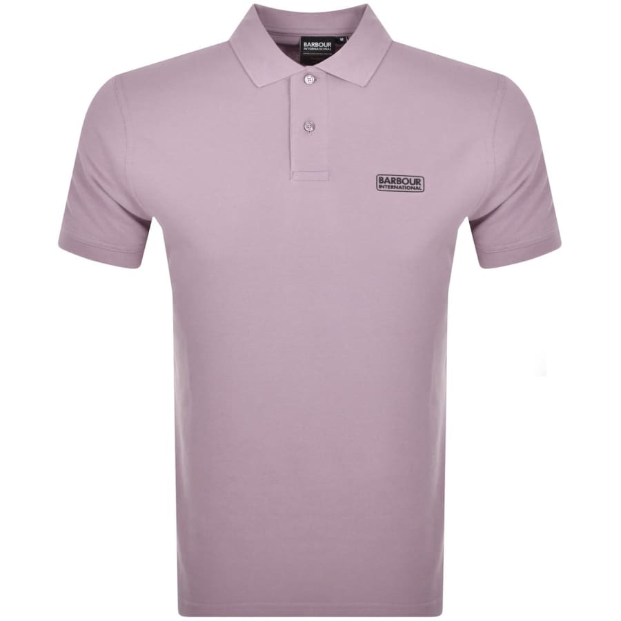 Image number 1 for Barbour International Essential Polo Purple