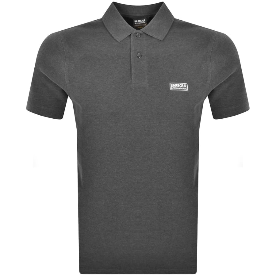 Image number 1 for Barbour International Essential Polo Grey