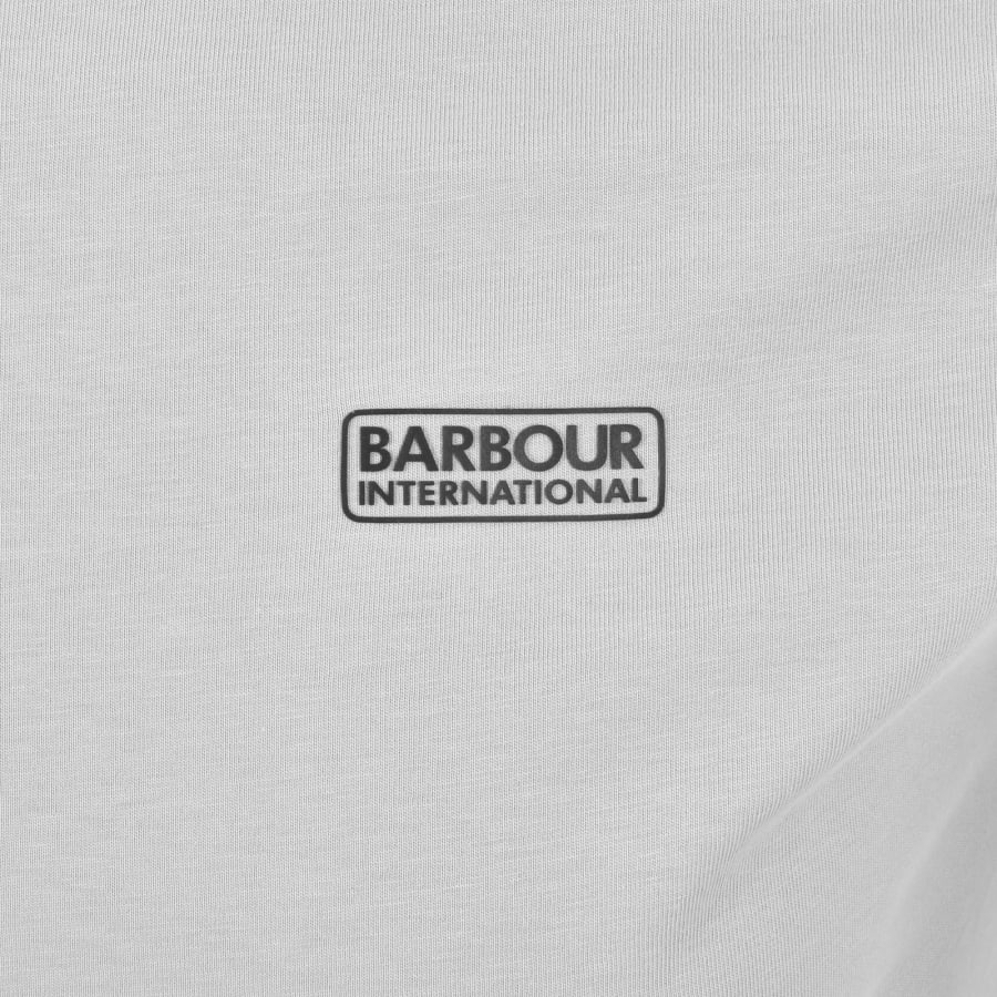 Image number 3 for Barbour International Small Logo T Shirt Grey