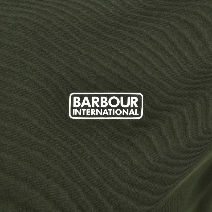 Image number 3 for Barbour International Small Logo T Shirt Green