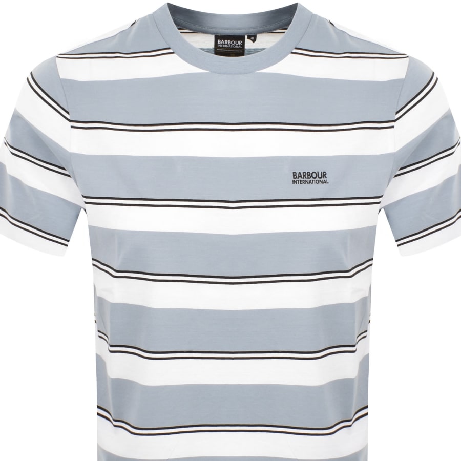 Image number 2 for Barbour International Bruce T Shirt Cool Blue