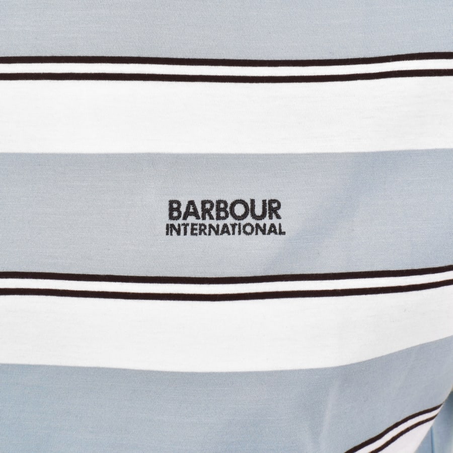 Image number 3 for Barbour International Bruce T Shirt Cool Blue