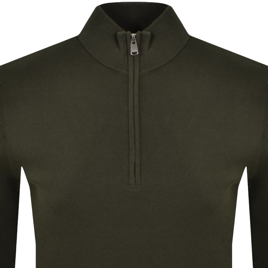 Image number 2 for Barbour International Blades Knit Jumper Green