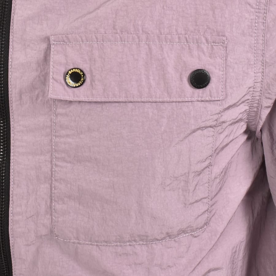 Image number 4 for Barbour International Inline Overshirt Purple
