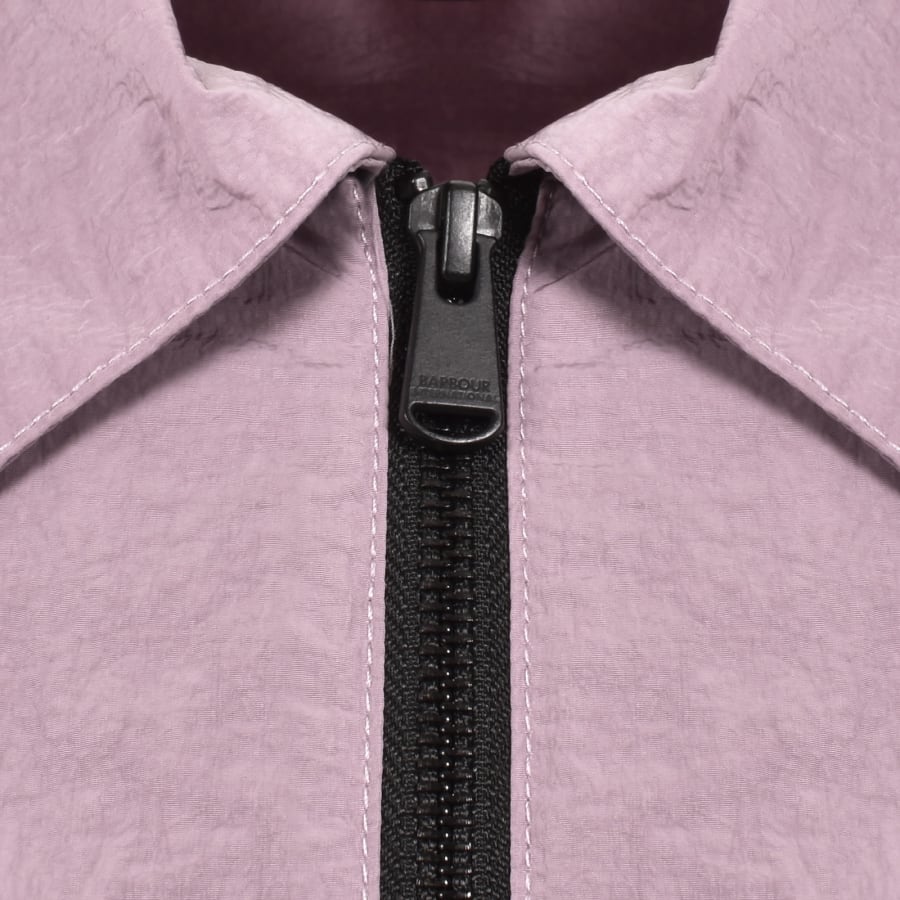 Image number 5 for Barbour International Inline Overshirt Purple