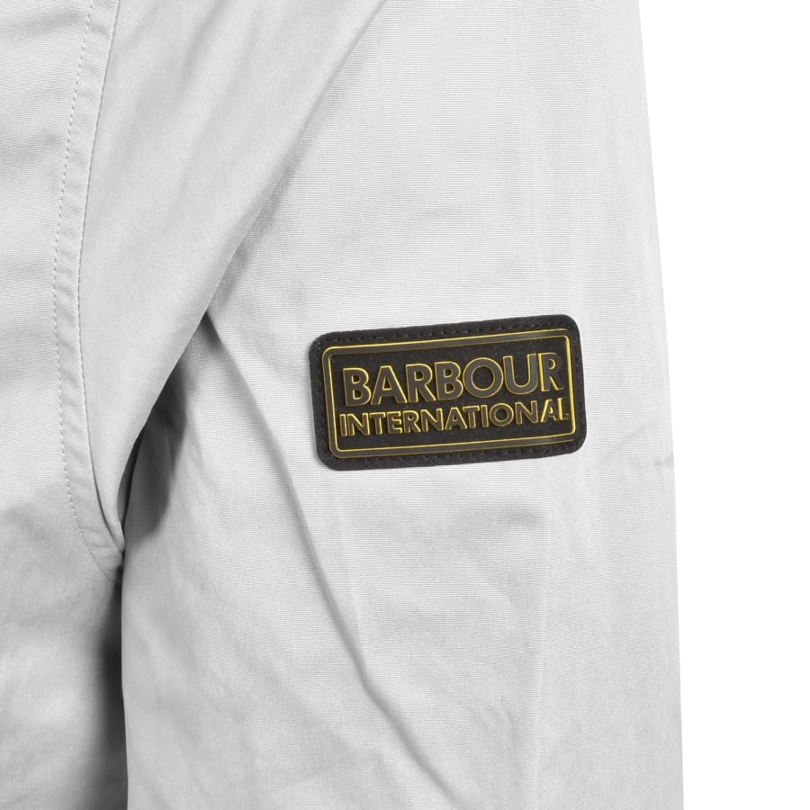 Image number 3 for Barbour International Coil Overshirt Grey