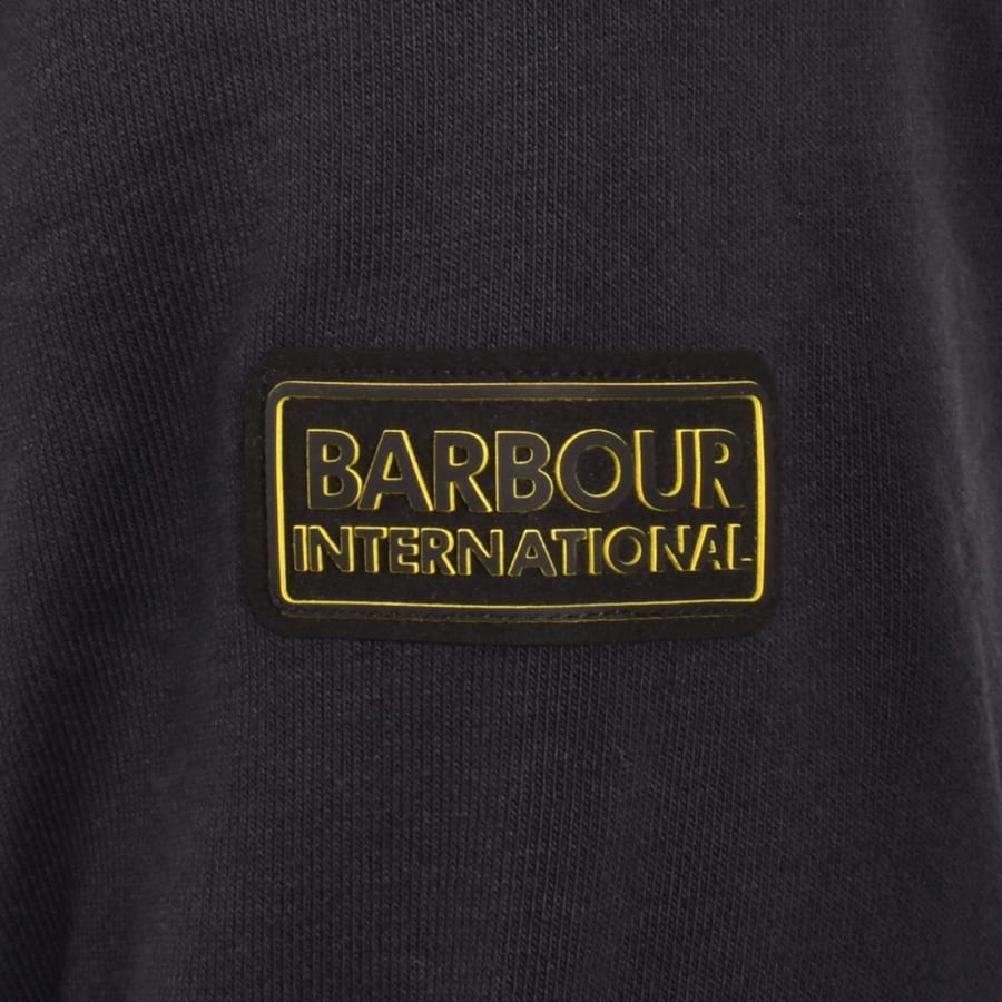 Image number 3 for Barbour International Half Zip Sweatshirt Navy