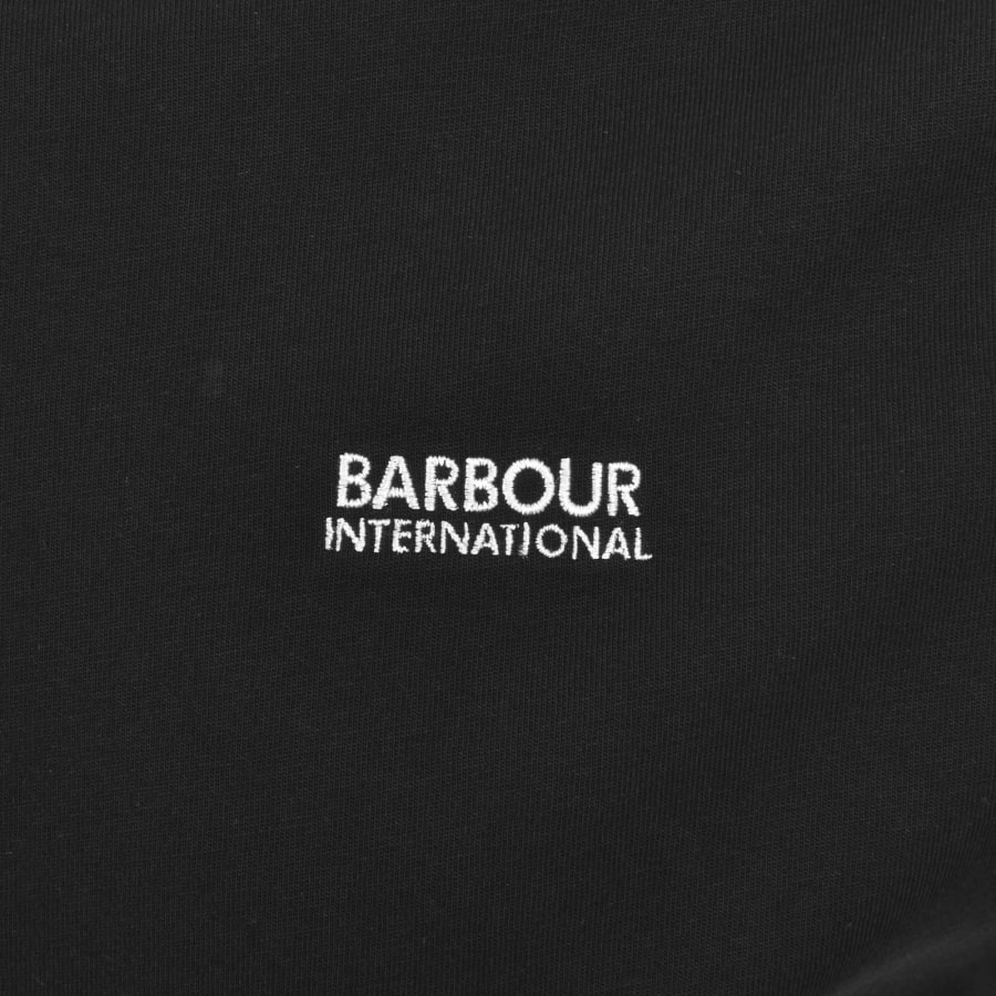 Image number 3 for Barbour International Bruce Tipped T Shirt Black