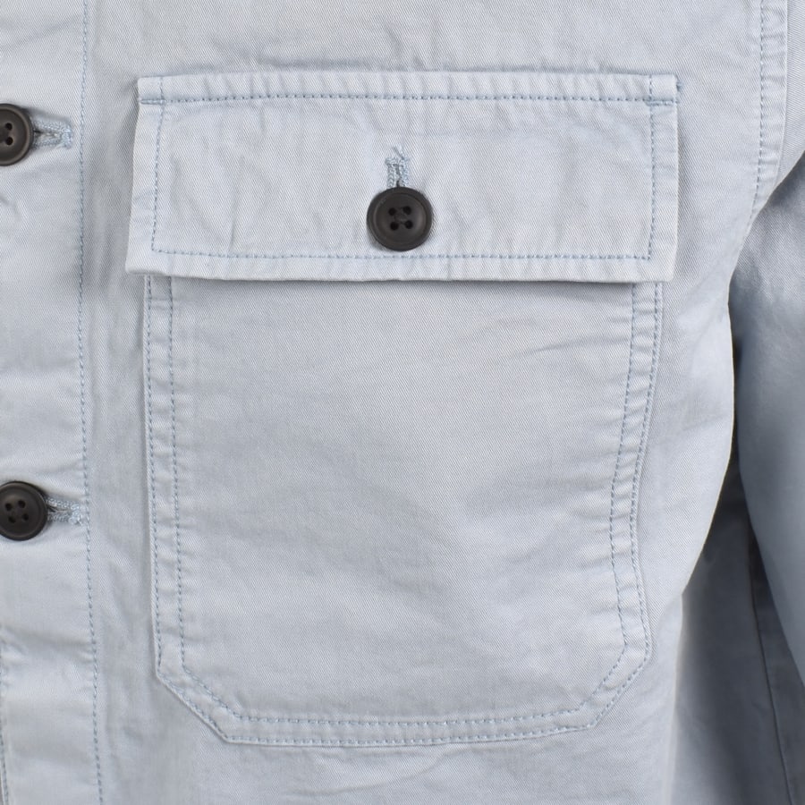 Image number 4 for Barbour International Arlo Overshirt Blue