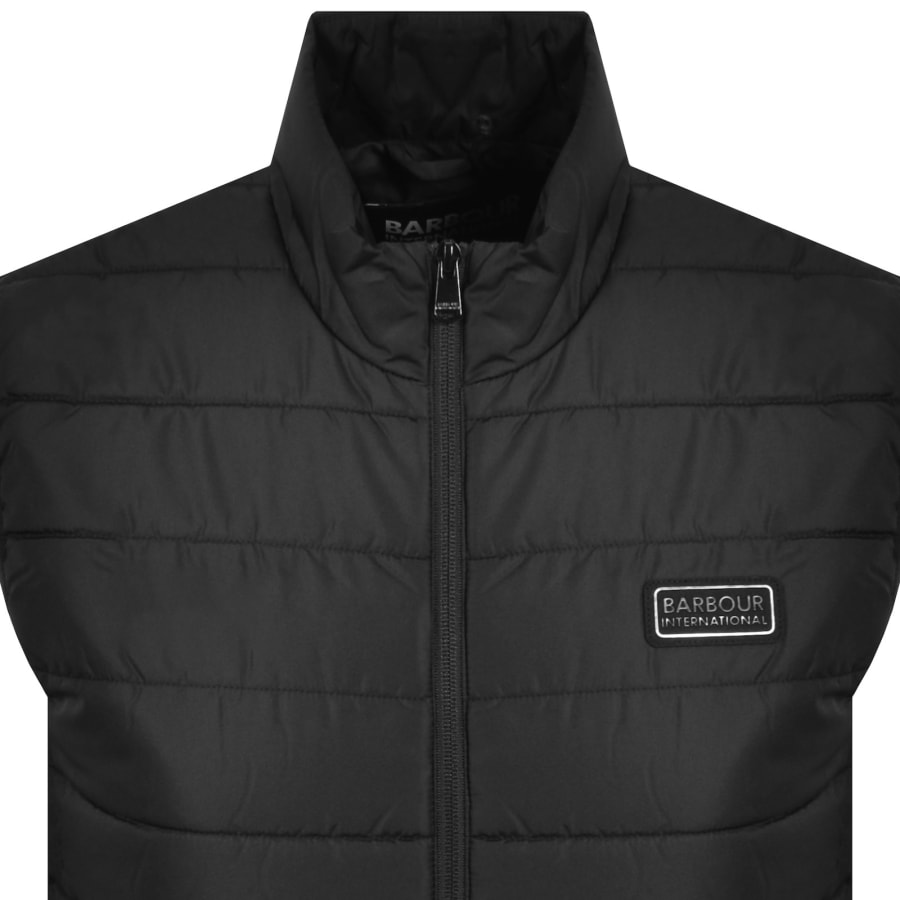 Image number 2 for Barbour International Aldon Quilted Gilet Black