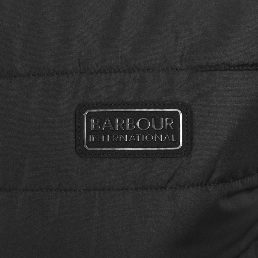 Image number 3 for Barbour International Aldon Quilted Gilet Black