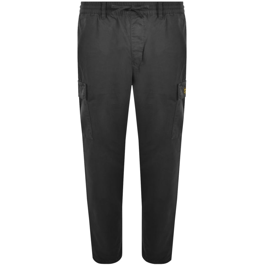 Image number 1 for Barbour International Outline Cargo Trousers Black