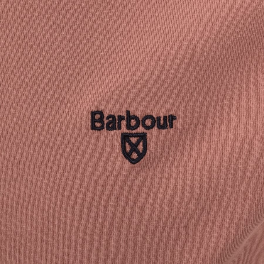 Image number 3 for Barbour Sports T Shirt Earth Pink