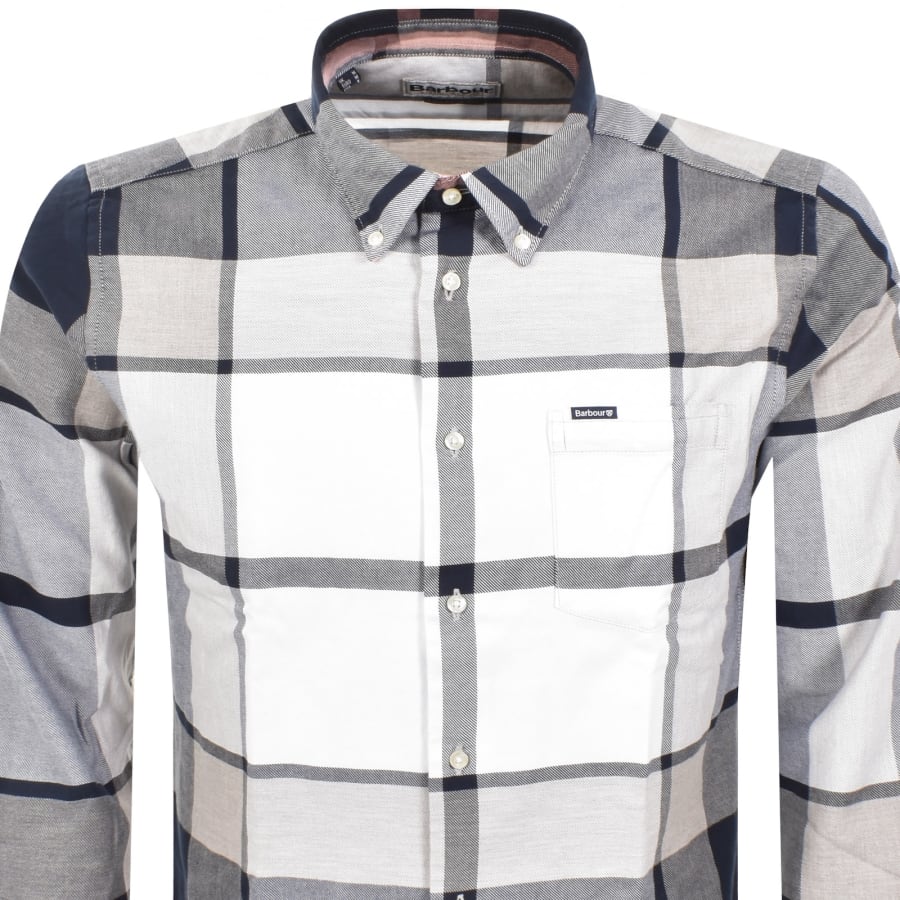 Image number 2 for Barbour Dunoon Tailored Shirt Riverstone Tartan