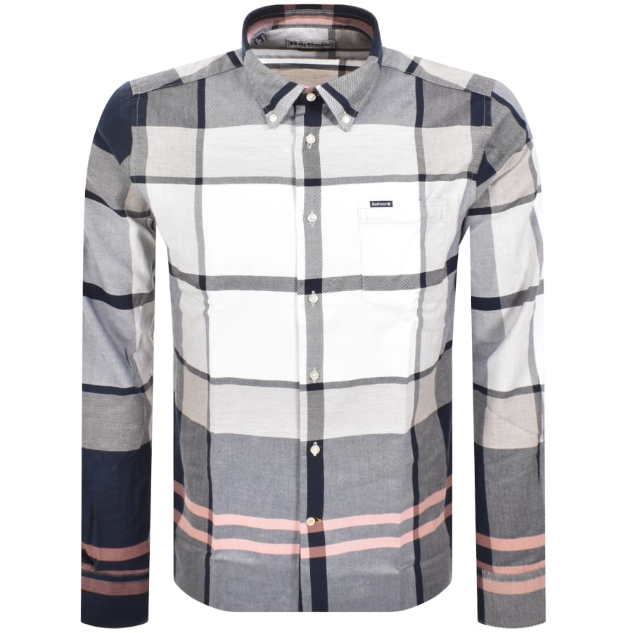 Image number 1 for Barbour Dunoon Tailored Shirt Riverstone Tartan