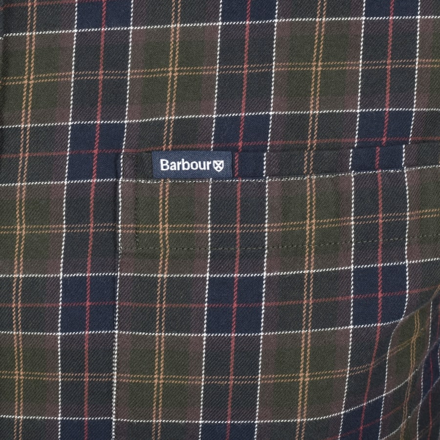 Image number 3 for Barbour Lanark Tailored Shirt Green
