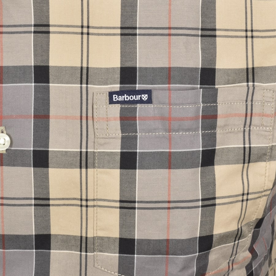 Image number 3 for Barbour Wetheram Long Sleeved Shirt Beige