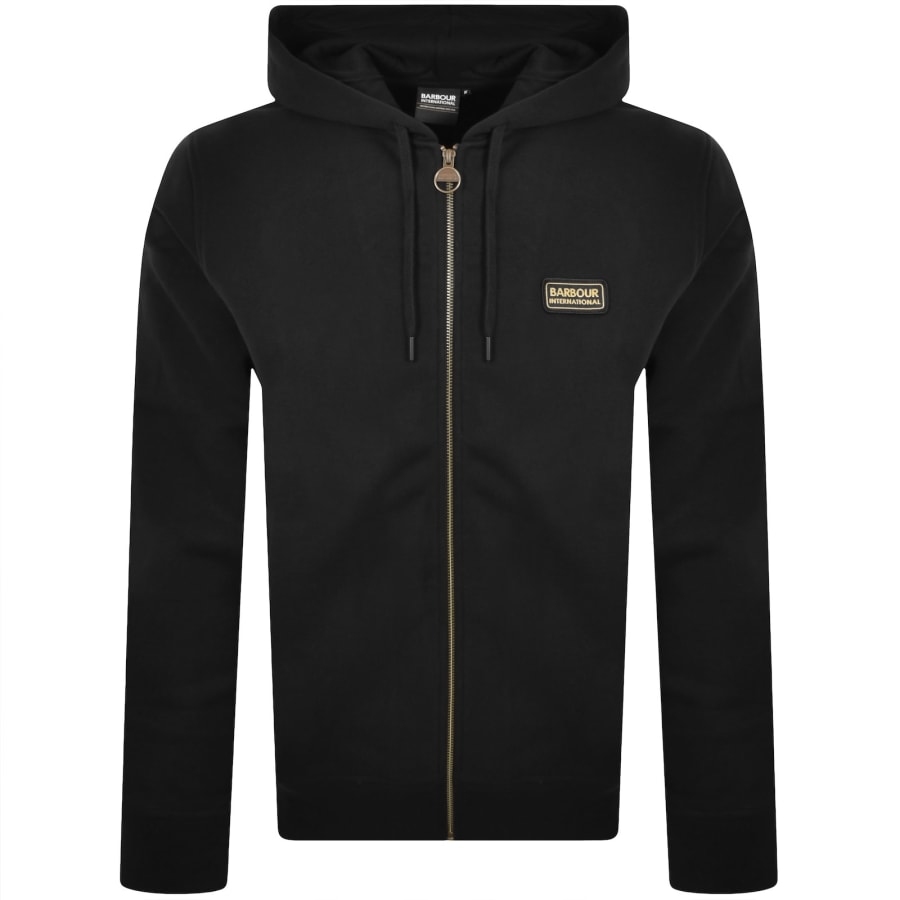 Image number 2 for Barbour International Donnington Hoodie Black