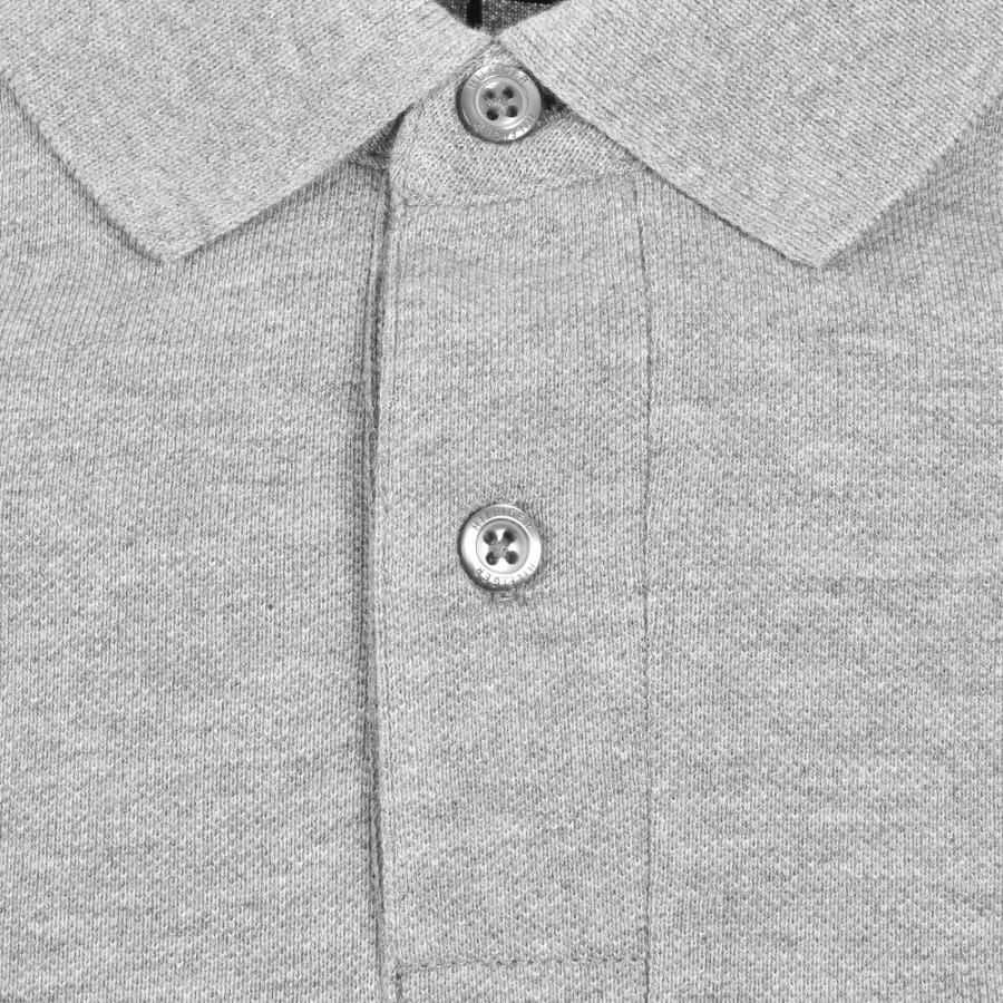 Image number 4 for Tommy Hilfiger Short Sleeved Polo T Shirt Grey