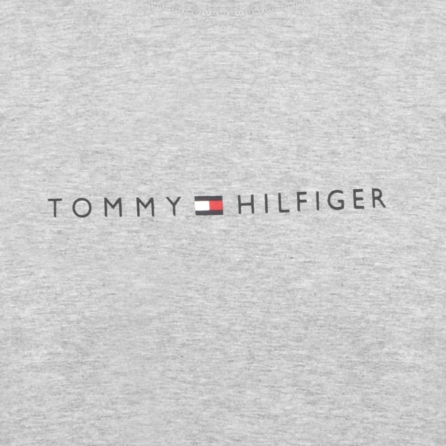 Image number 3 for Tommy Hilfiger Logo T Shirt Grey