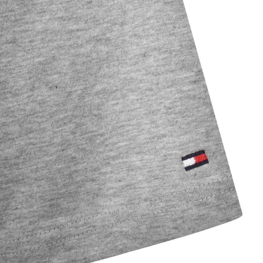Image number 4 for Tommy Hilfiger Logo T Shirt Grey